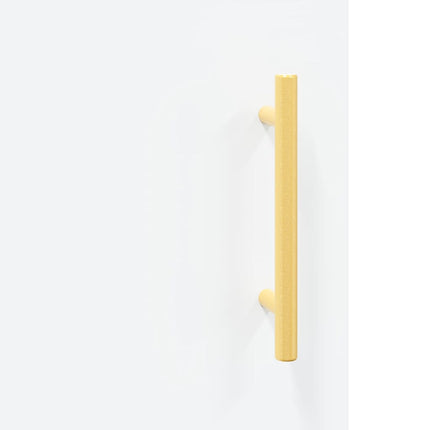 højskab 69,5x34x180 cm konstrueret træ hvid