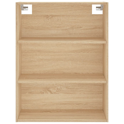 højskab 69,5x34x180 cm konstrueret træ sonoma-eg