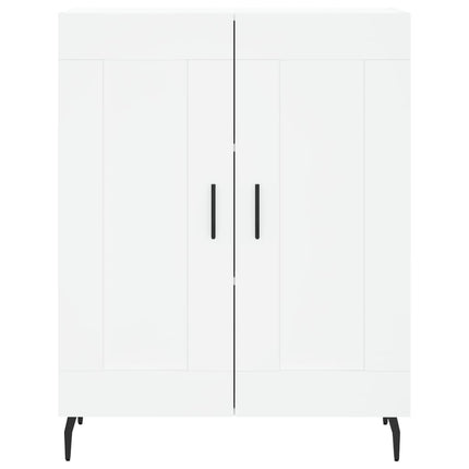 højskab 69,5x34x180 cm konstrueret træ hvid