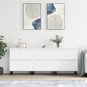 skænke 3 stk. konstrueret træ hvid