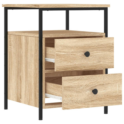 sengebord 44x45x60 cm konstrueret træ sonoma-eg
