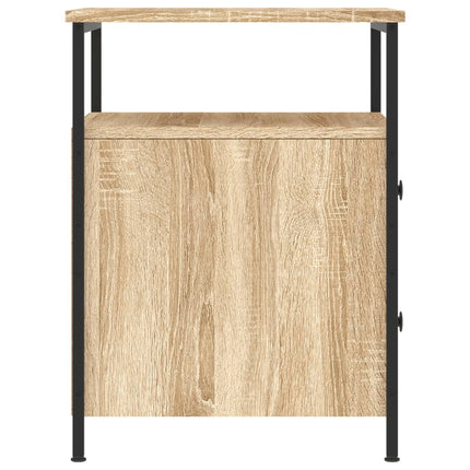 sengebord 44x45x60 cm konstrueret træ sonoma-eg