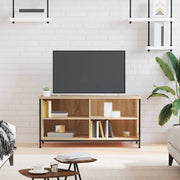 tv-bord 100x40x50 cm konstrueret træ sonoma-eg