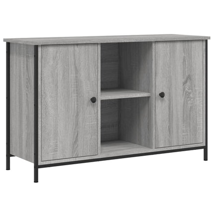 tv-bord 100x35x65 cm konstrueret træ grå sonoma-eg
