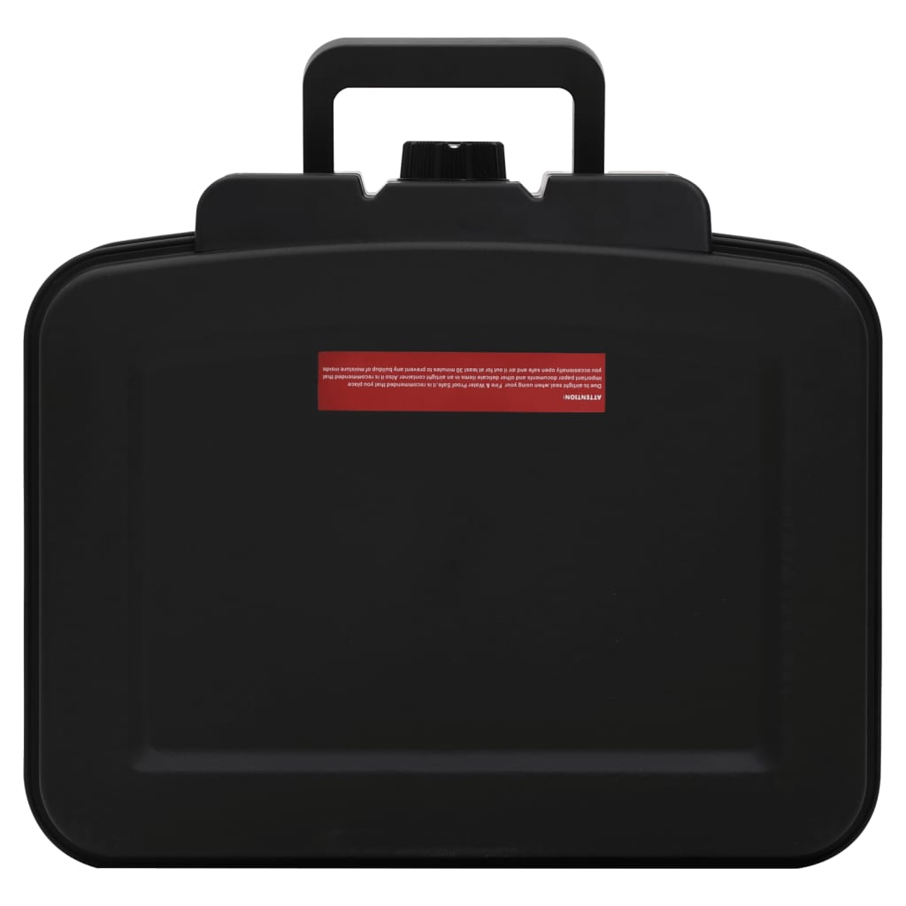 sikkerhedsboks 38x32,5x16,5 cm sort