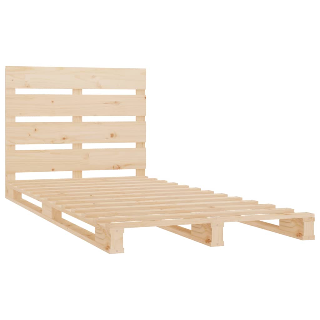 sengeramme 90x190 cm Single massivt fyrretræ