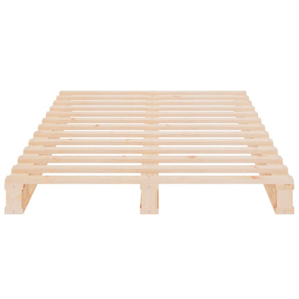 sengeramme 90x190 cm Single massivt fyrretræ