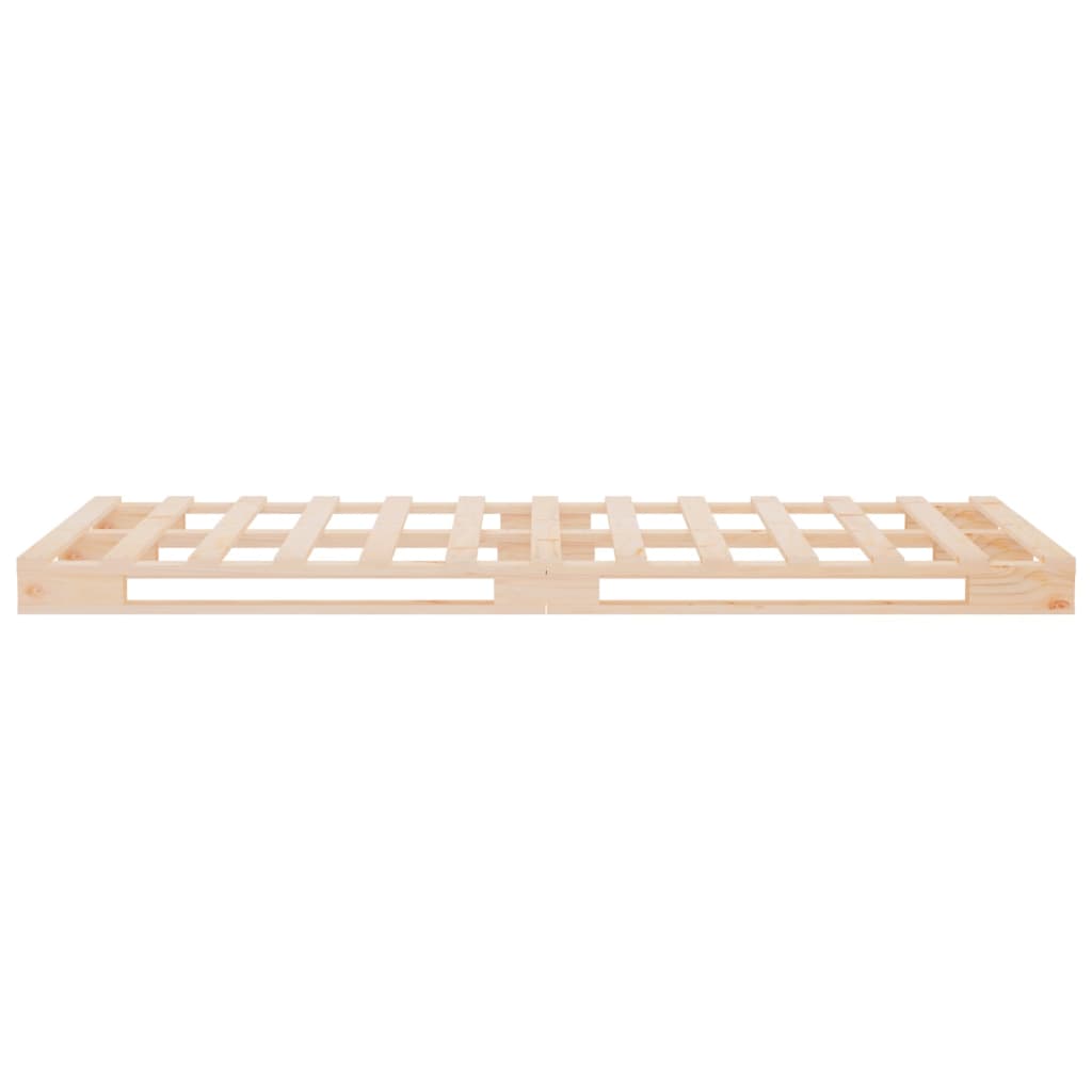 sengeramme 90x190 cm Single massivt fyrretræ