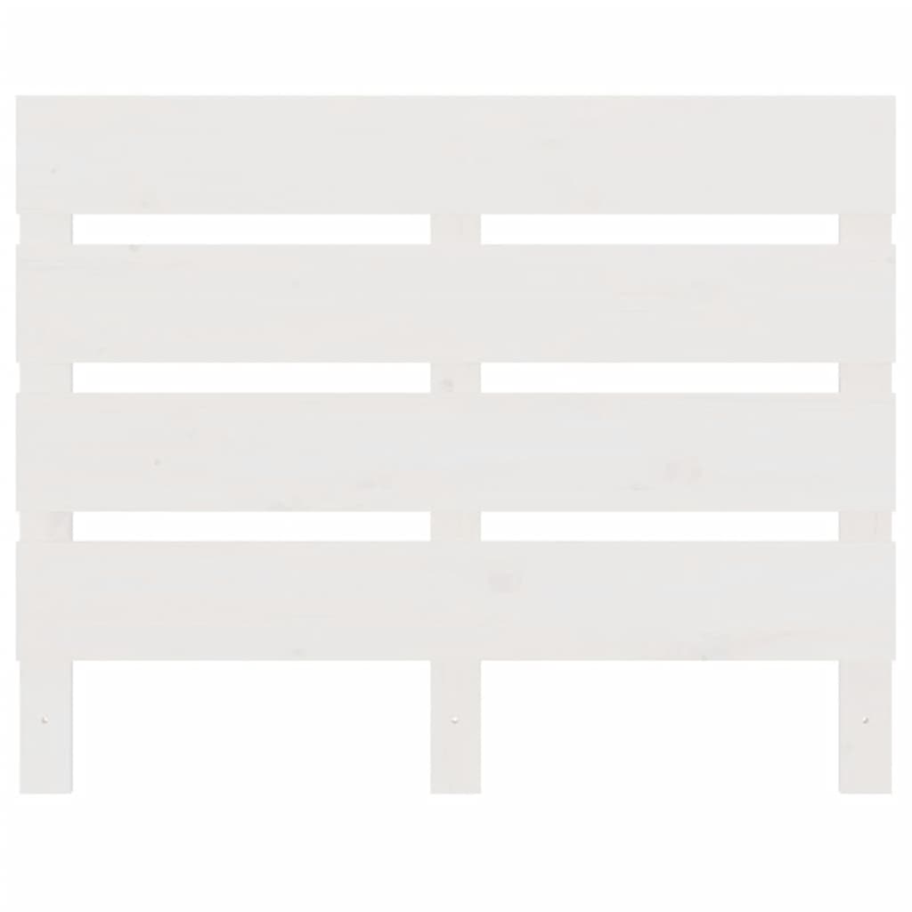 sengeramme 90x190 cm Single massivt fyrretræ hvid