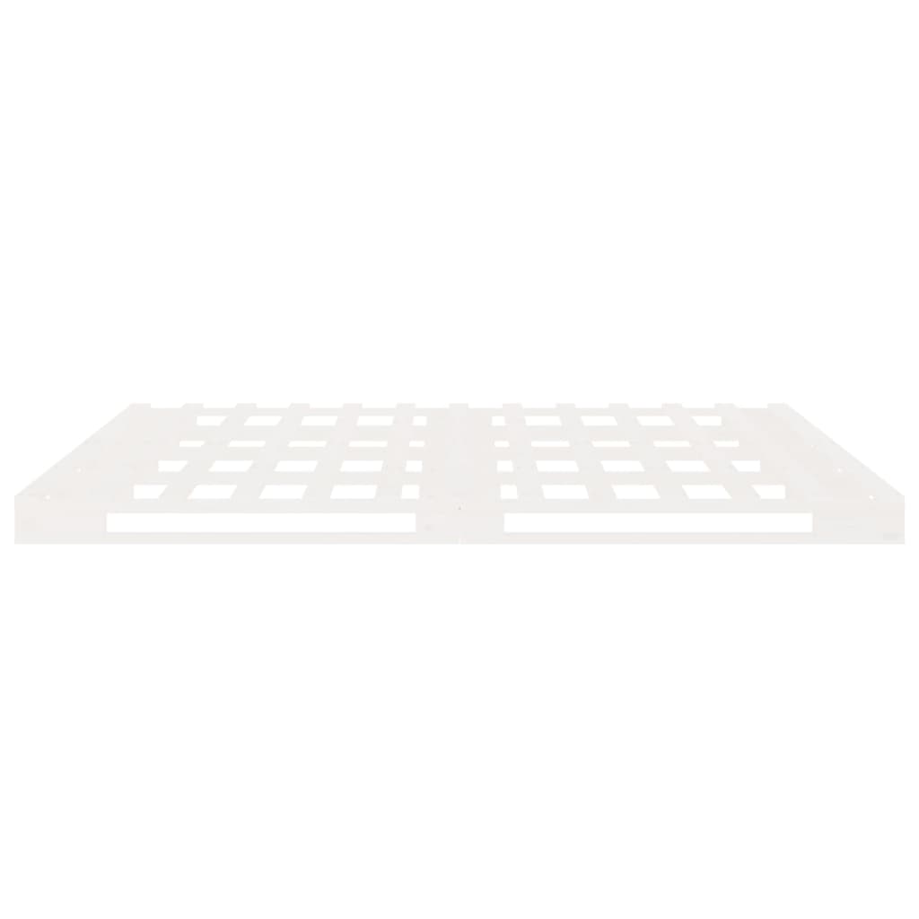 sengeramme 120x190 cm Small Double massivt fyrretræ hvid
