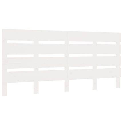 sengeramme uden madras 140x190 cm massivt fyrretræ hvid