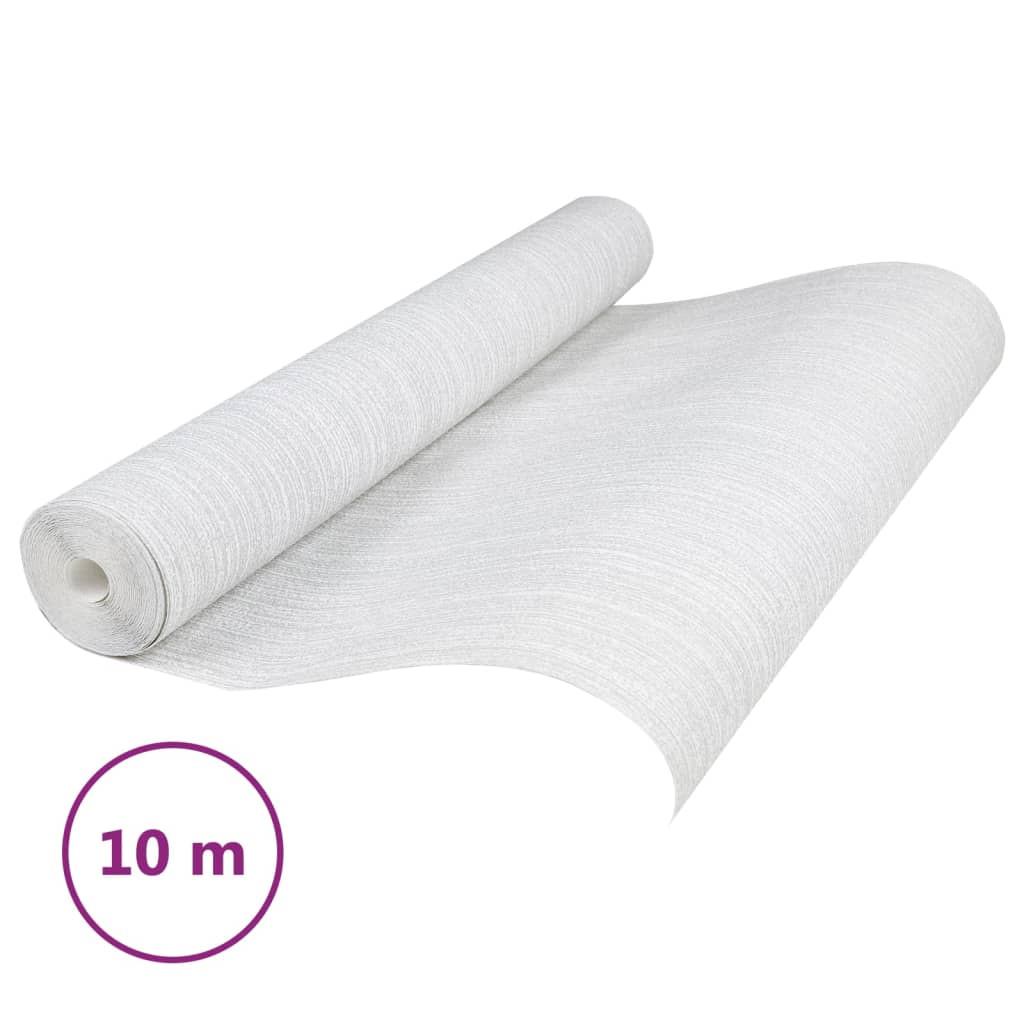 3D-tapet 10x0,53 m sten-look ikke-vævet grå