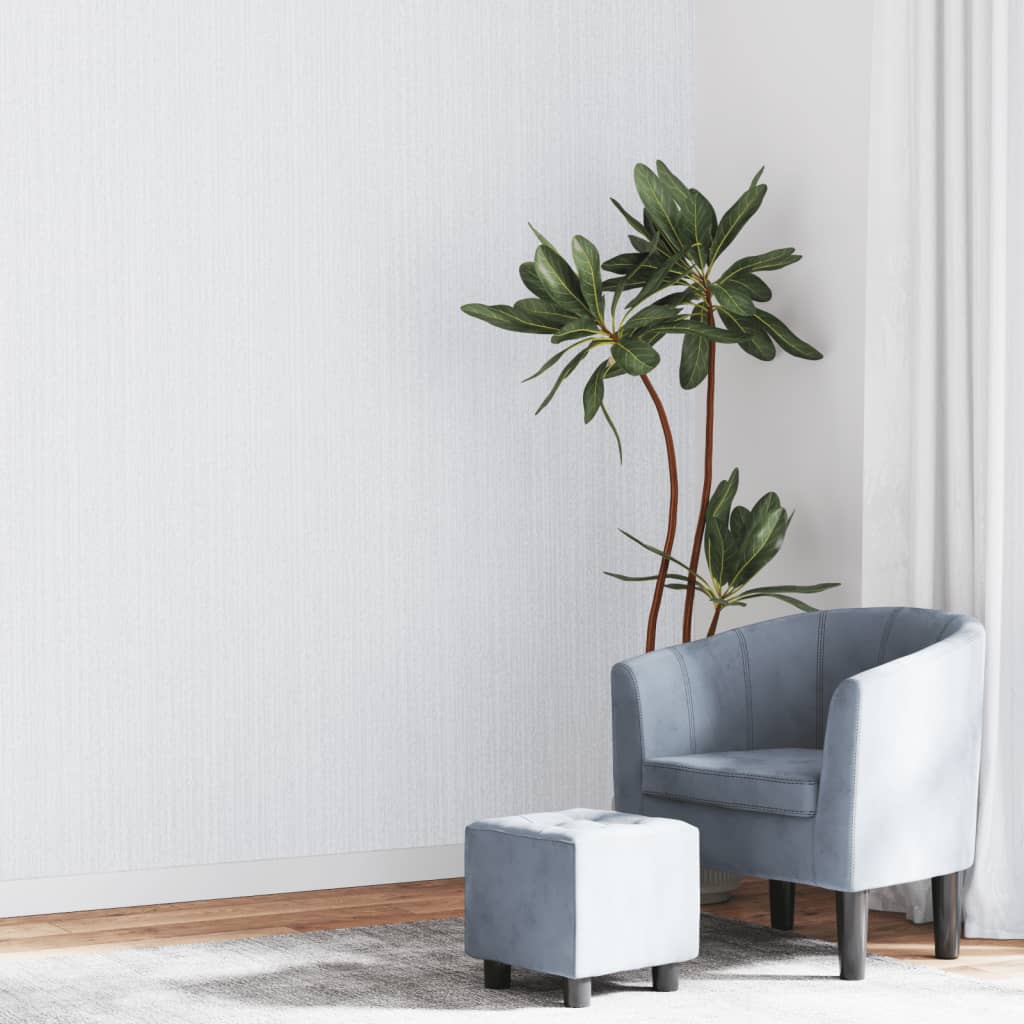 3D-tapet 10x0,53 m sten-look ikke-vævet grå