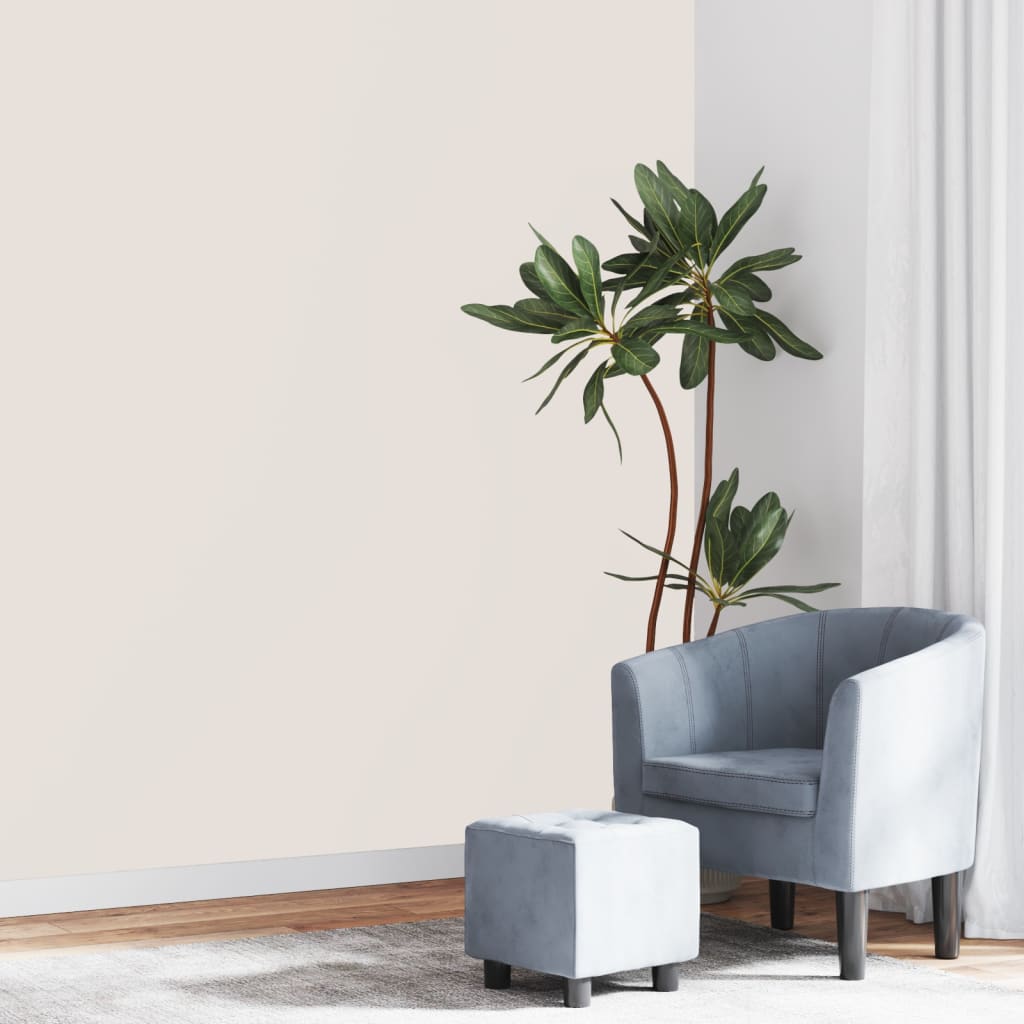 3D-tapet 10x0,53 m sten-look ikke-vævet cremefarvet