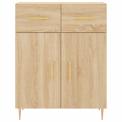 skænk 69,5x34x90 cm konstrueret træ sonoma-eg