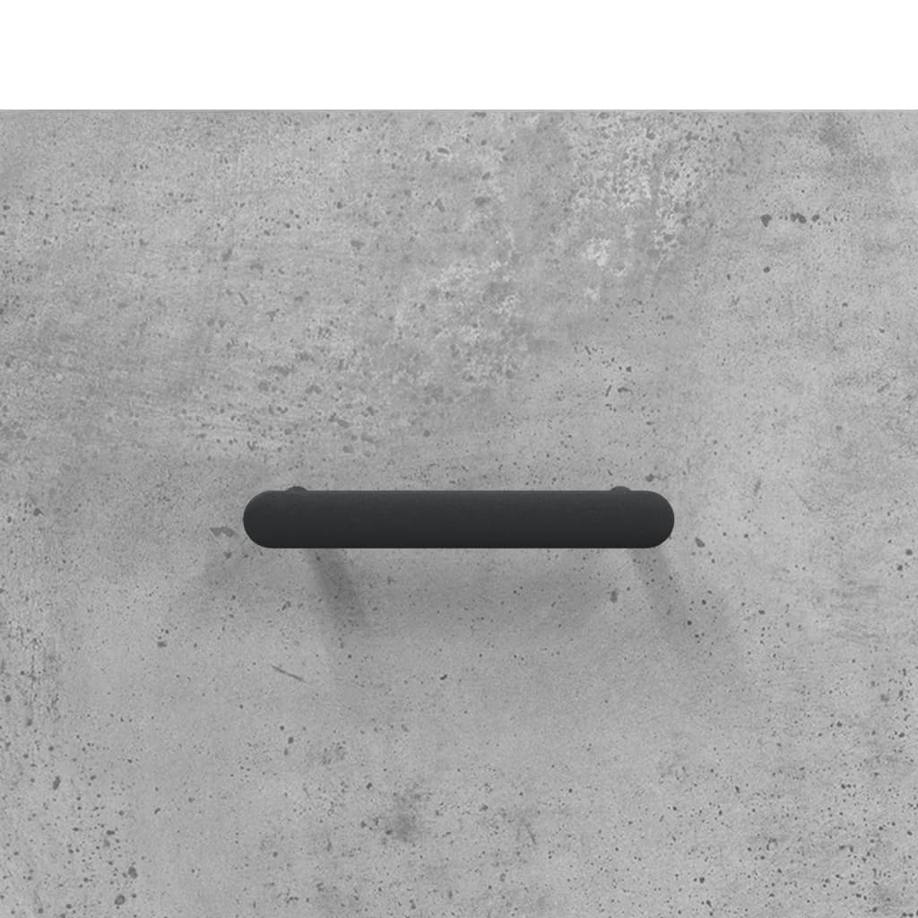 skænk 69,5x34x90 cm konstrueret træ betongrå