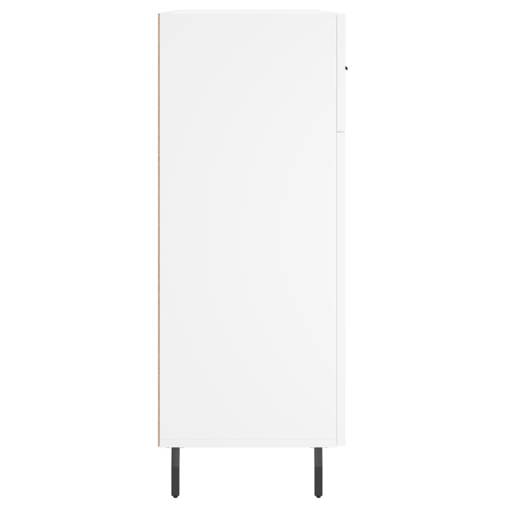 skænk 69,5x34x90 cm konstrueret træ hvid