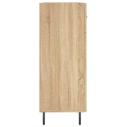 skænk 69,5x34x90 cm konstrueret træ sonoma-eg