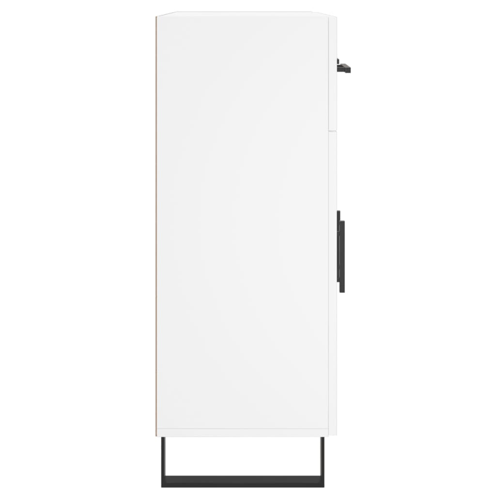 skænk 69,5x34x90 cm konstrueret træ hvid