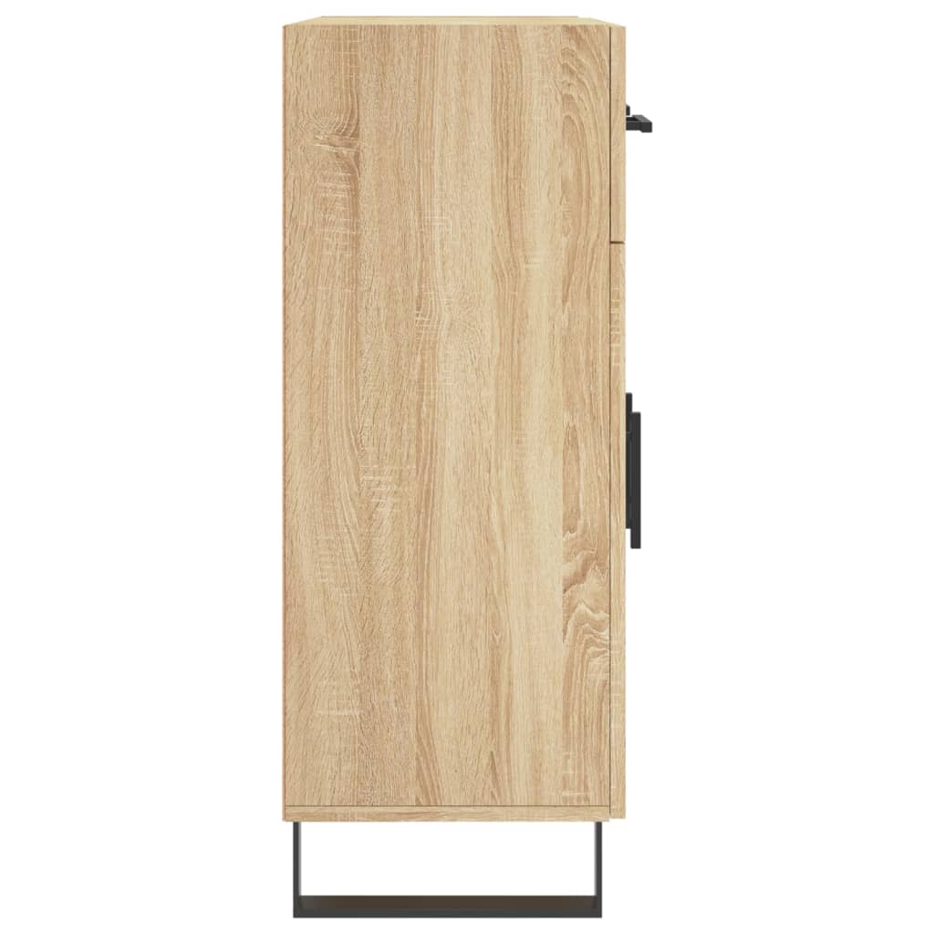 skænk 69,5x34x90 cm konstrueret træ sonoma-eg