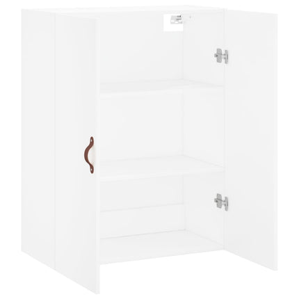 væghængt skab 69,5x34x90 cm hvid