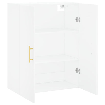 væghængt skab 69,5x34x90 cm hvid