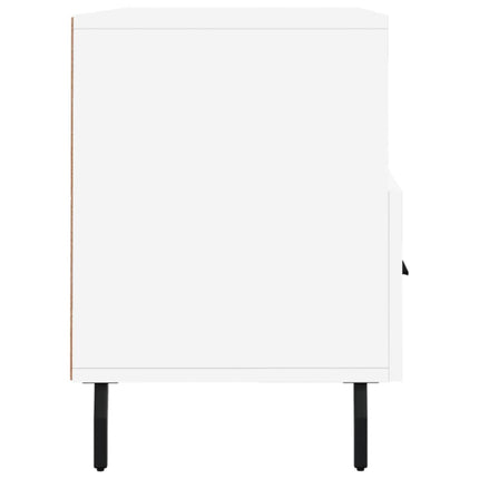 tv-bord 102x36x50 cm konstrueret træ hvid