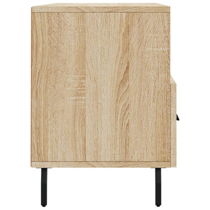 tv-bord 102x36x50 cm konstrueret træ sonoma-eg