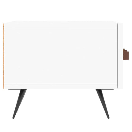 tv-bord 150x36x30 cm konstrueret træ hvid