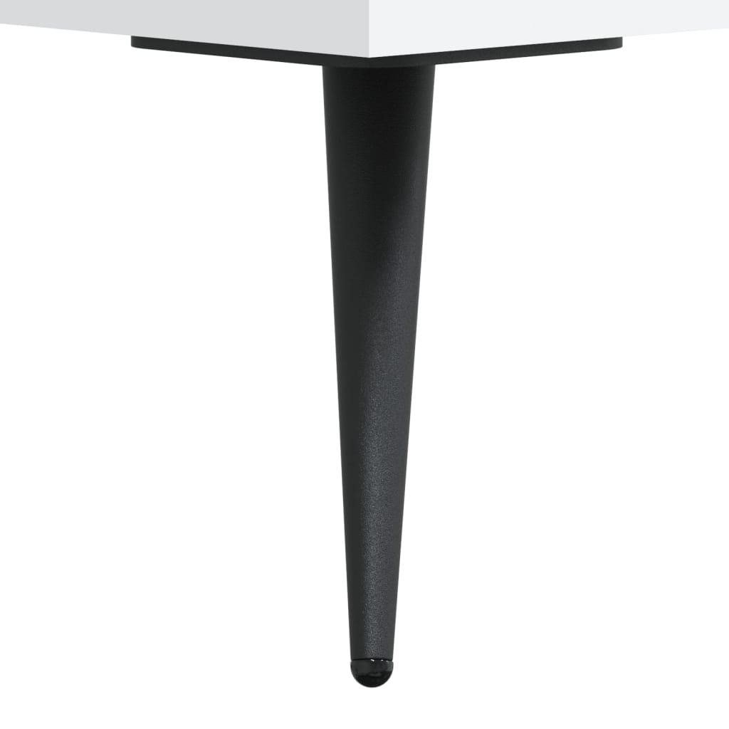 tv-bord 150x36x30 cm konstrueret træ hvid