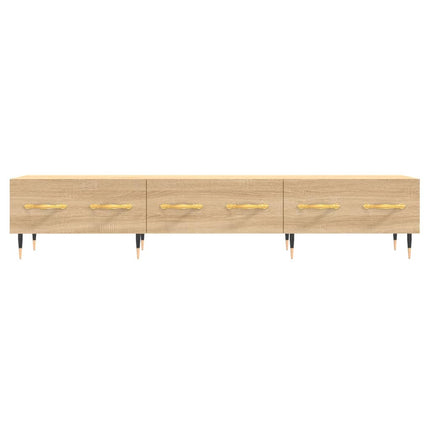tv-bord 150x36x30 cm konstrueret træ sonoma-eg
