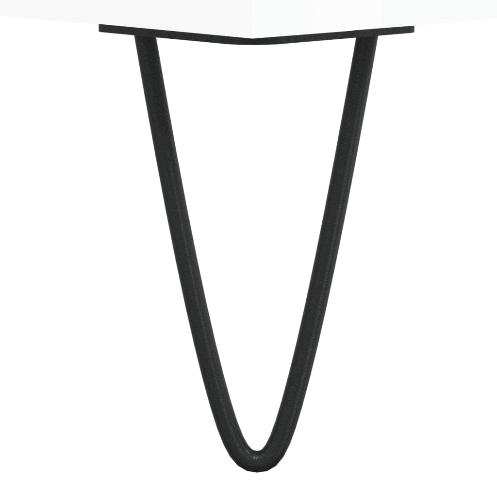 tv-bord 150x36x30 cm konstrueret træ hvid højglans