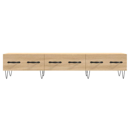 tv-bord 150x36x30 cm konstrueret træ sonoma-eg
