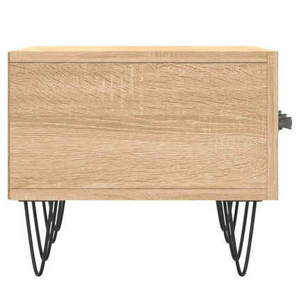tv-bord 150x36x30 cm konstrueret træ sonoma-eg