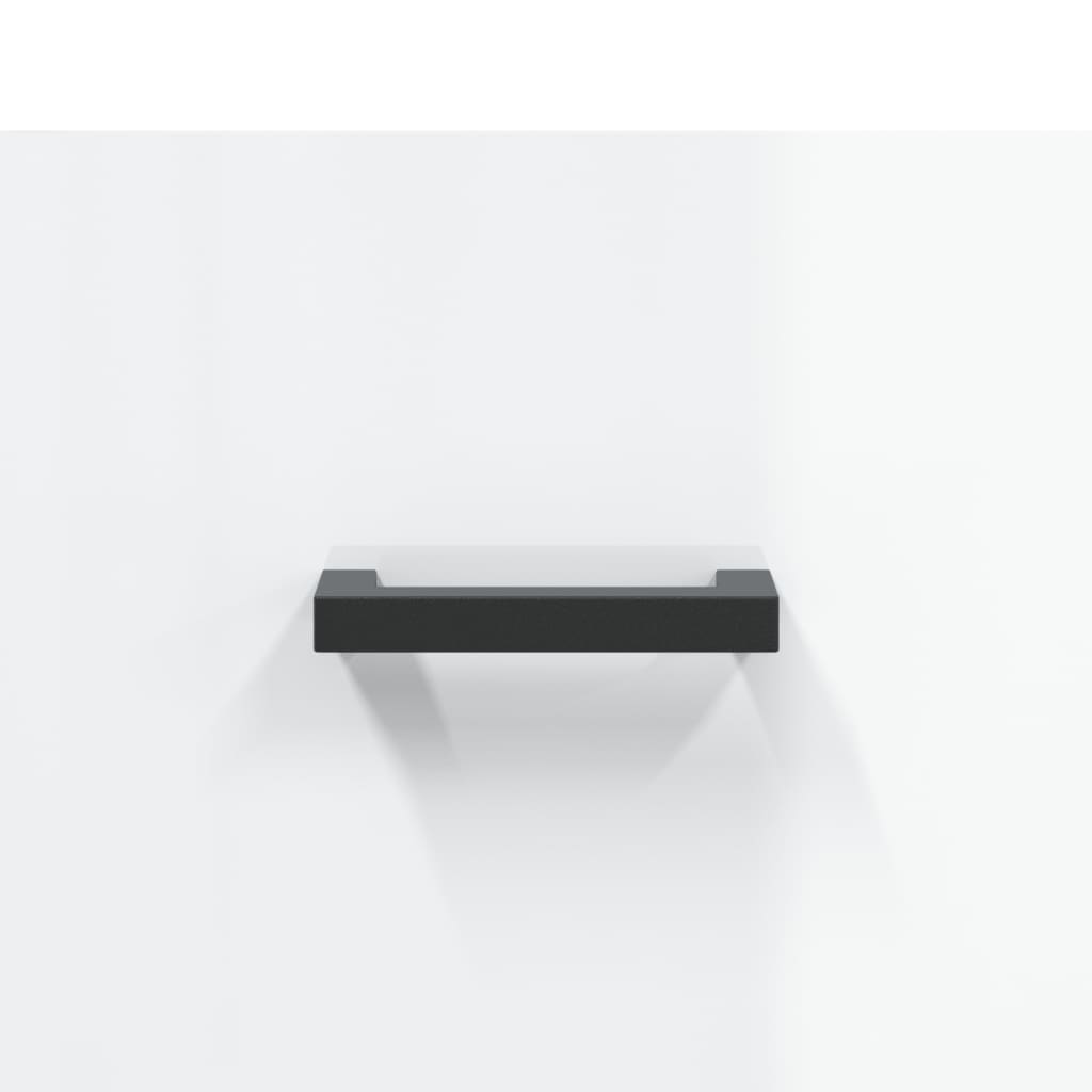 tv-bord 150x36x30 cm konstrueret træ hvid højglans