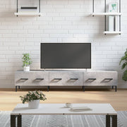 tv-bord 150x36x30 cm konstrueret træ betongrå