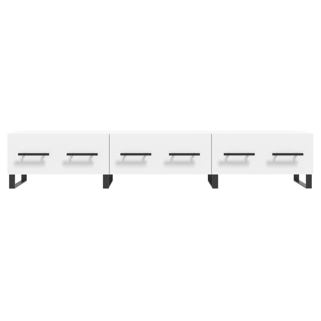 tv-bord 150x36x30 cm konstrueret træ hvid