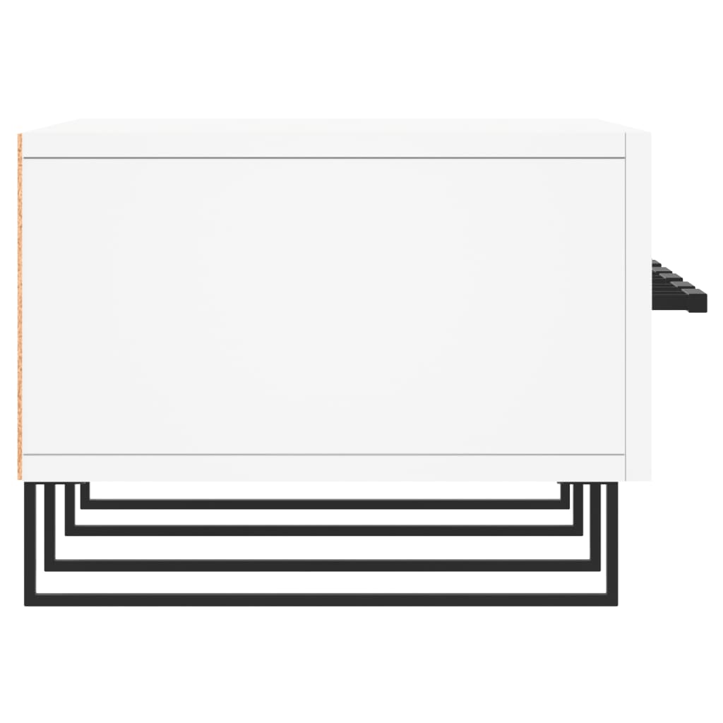 tv-bord 150x36x30 cm konstrueret træ hvid