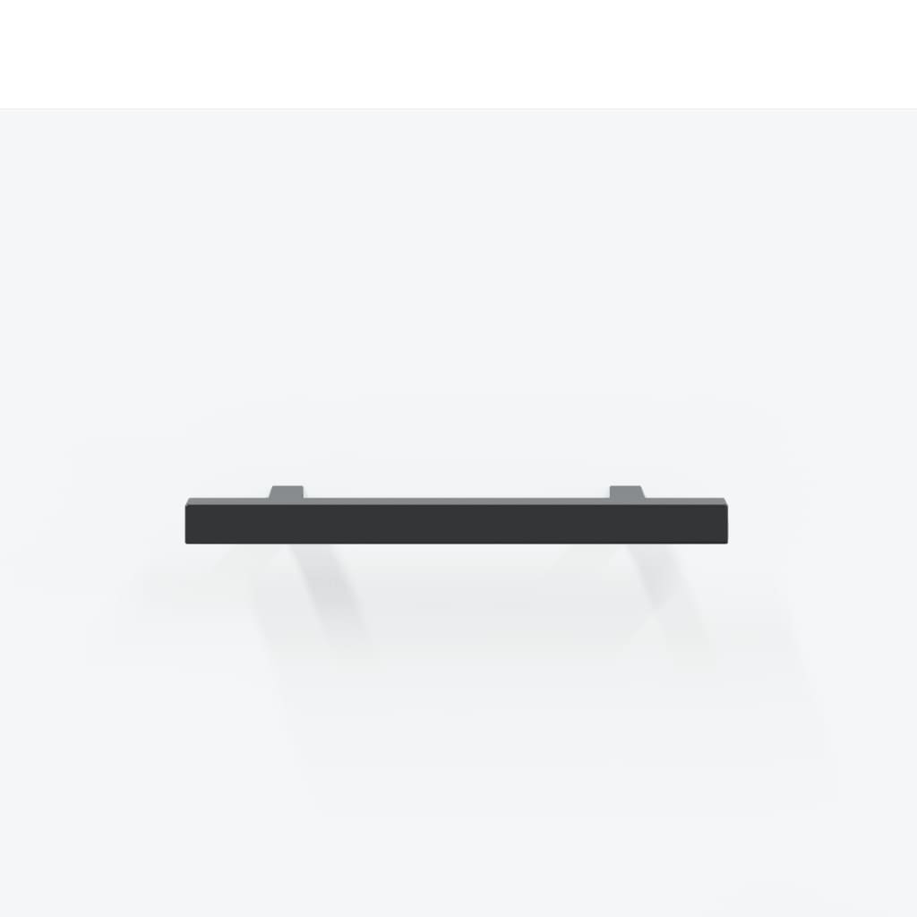 tv-bord 150x36x30 cm konstrueret træ hvid