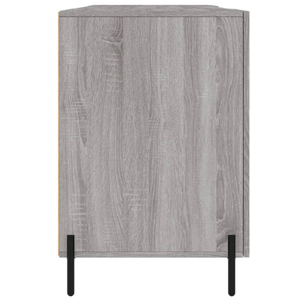 skrivebord 140x50x75 cm konstrueret træ grå sonoma-eg