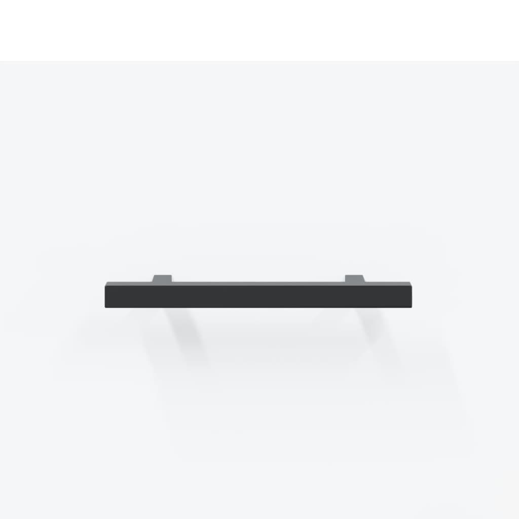 væghængt sengebord 35x35x20 cm hvid