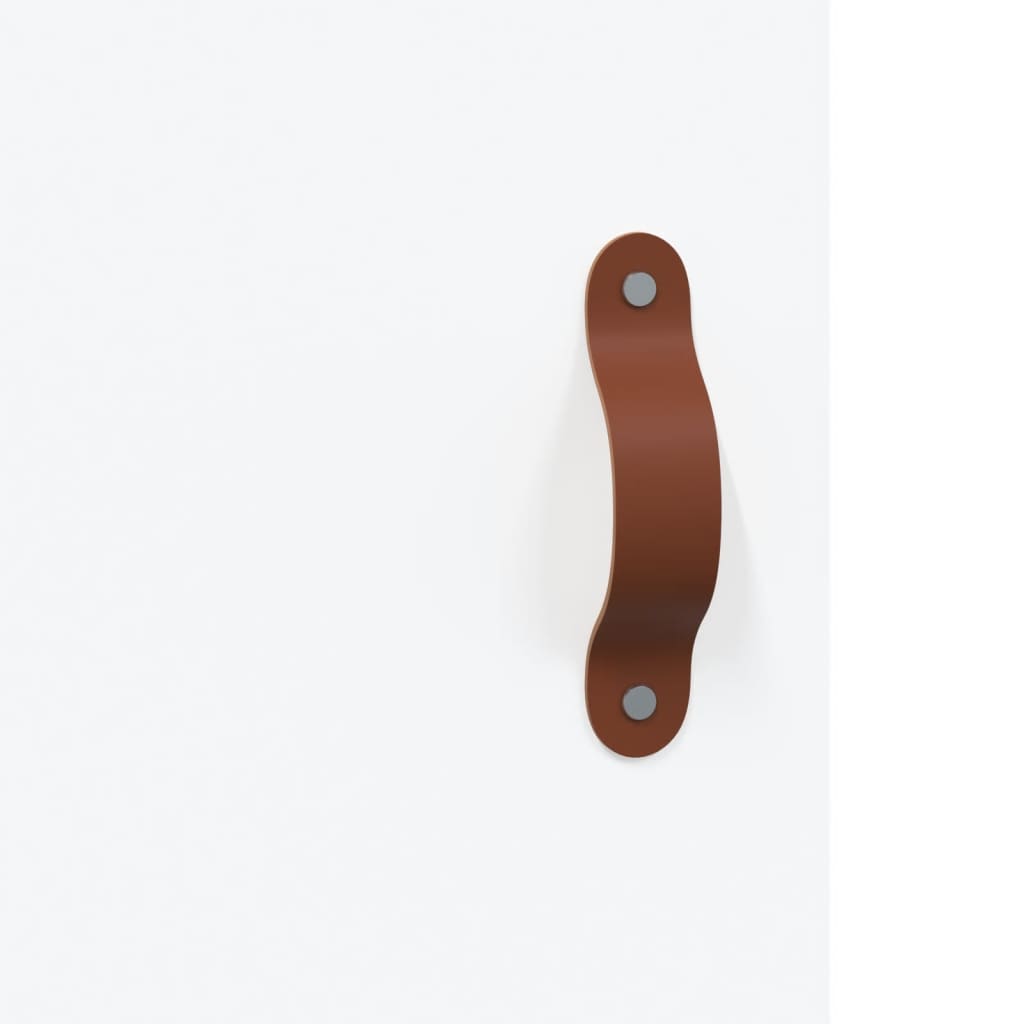 vægskab 60x31x70 cm konstrueret træ hvid