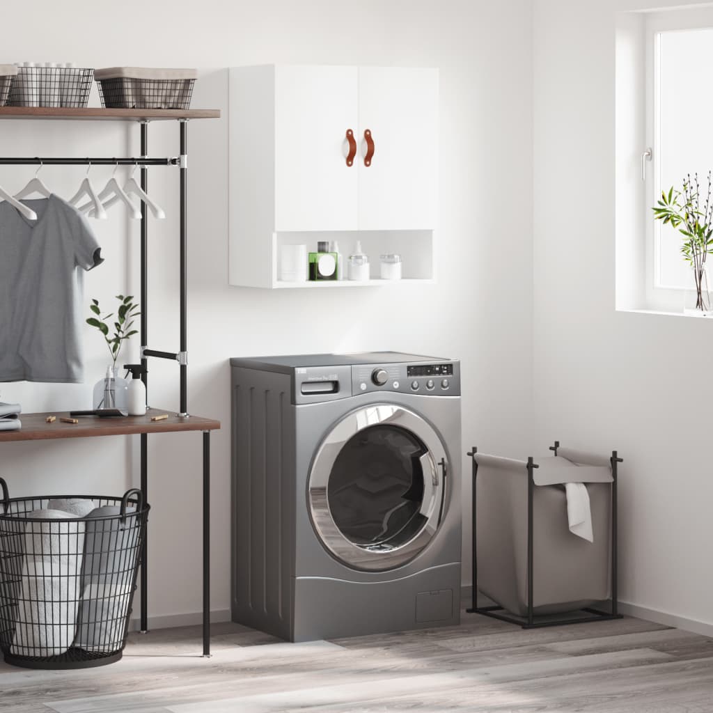 vægskab 60x31x70 cm konstrueret træ hvid