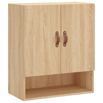 vægskab 60x31x70 cm konstrueret træ sonoma-eg
