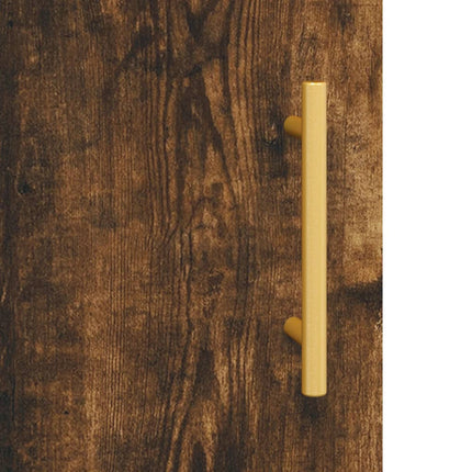 vægskab 60x31x70 cm konstrueret træ røget egetræsfarve