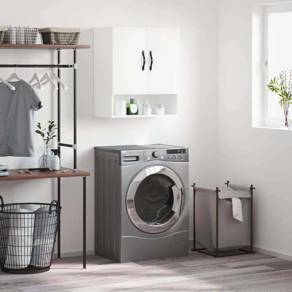 vægskab 60x31x70 cm konstrueret træ hvid