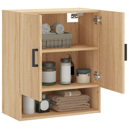 vægskab 60x31x70 cm konstrueret træ sonoma-eg