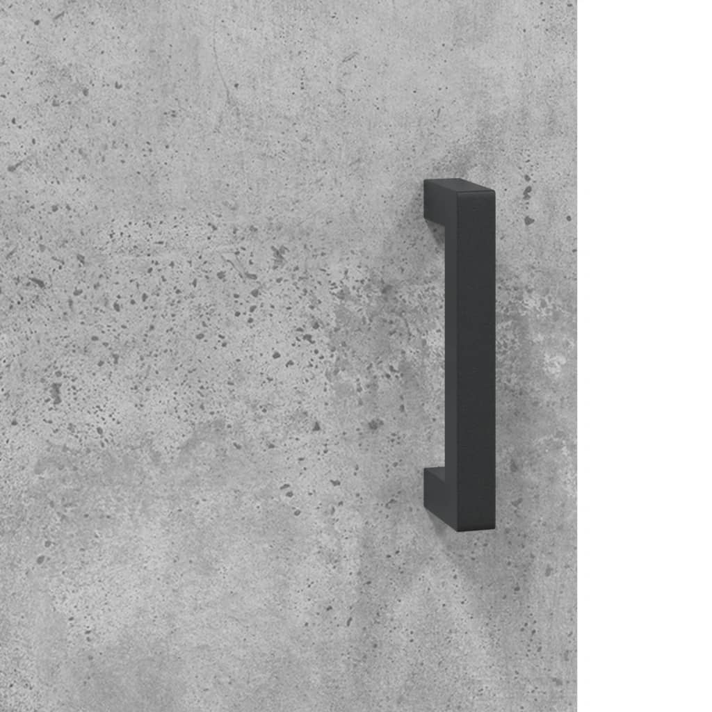 vægskab 60x31x70 cm konstrueret træ betongrå