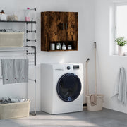 vægskab 60x31x70 cm konstrueret træ røget egetræsfarve