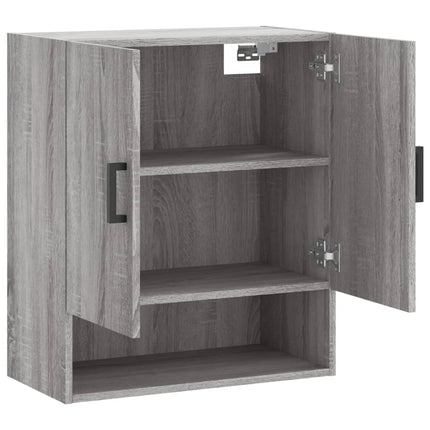 vægskab 60x31x70 cm konstrueret træ grå sonoma-eg